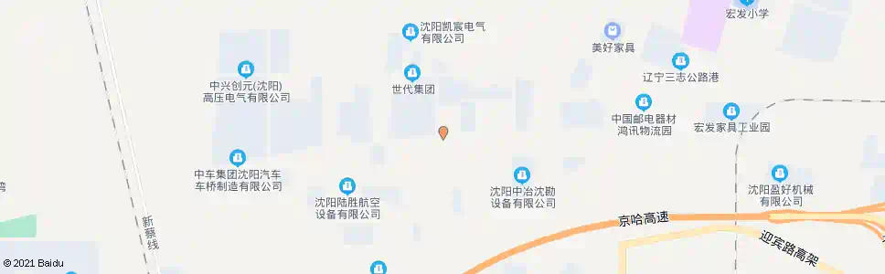 沈阳洪汇路永康街_公交站地图_沈阳公交_妙搜公交查询2025