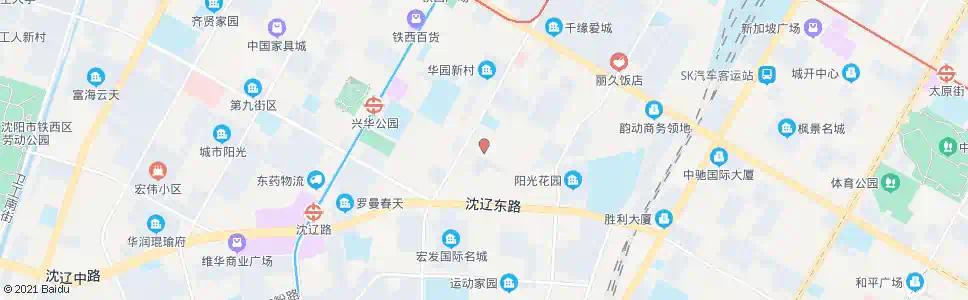 沈阳南八路云峰街_公交站地图_沈阳公交_妙搜公交查询2025