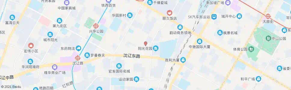 沈阳南八路兴工街_公交站地图_沈阳公交_妙搜公交查询2025