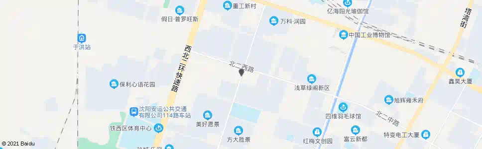 沈阳肇工街北二路_公交站地图_沈阳公交_妙搜公交查询2025