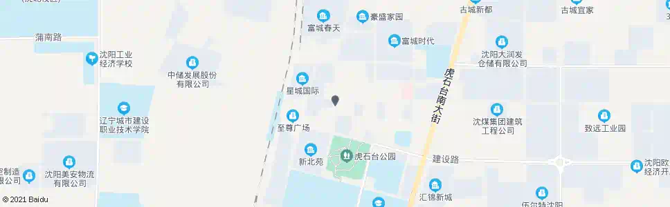 沈阳虎石台小学_公交站地图_沈阳公交_妙搜公交查询2025