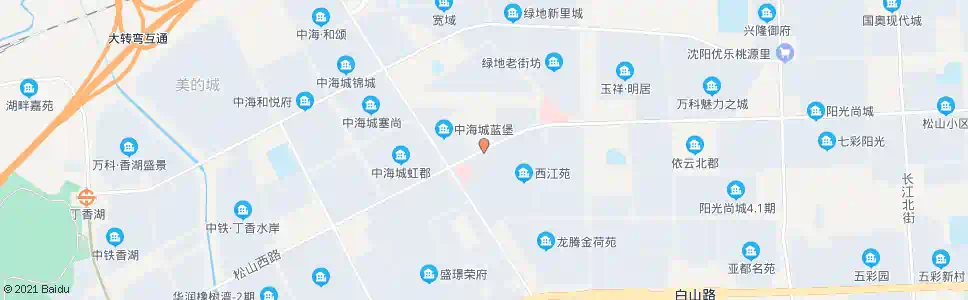 沈阳松山路西江街东_公交站地图_沈阳公交_妙搜公交查询2025