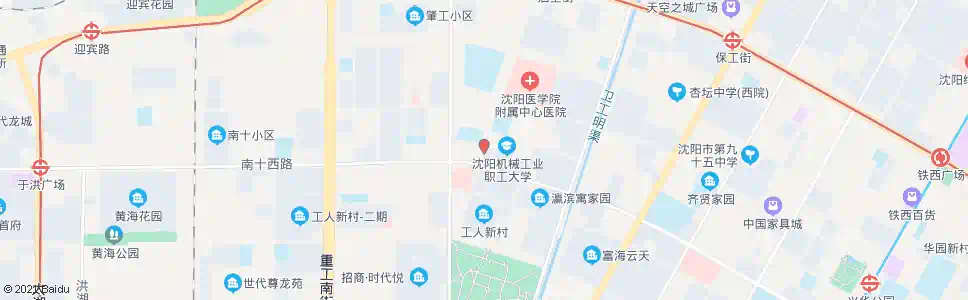 沈阳启工街南十路_公交站地图_沈阳公交_妙搜公交查询2025