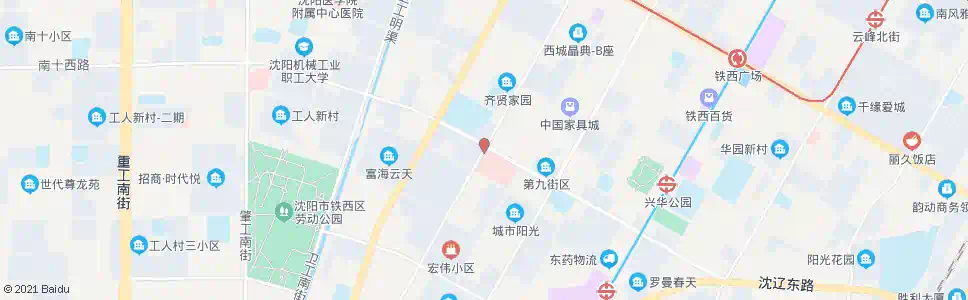 沈阳齐贤街南十路_公交站地图_沈阳公交_妙搜公交查询2025