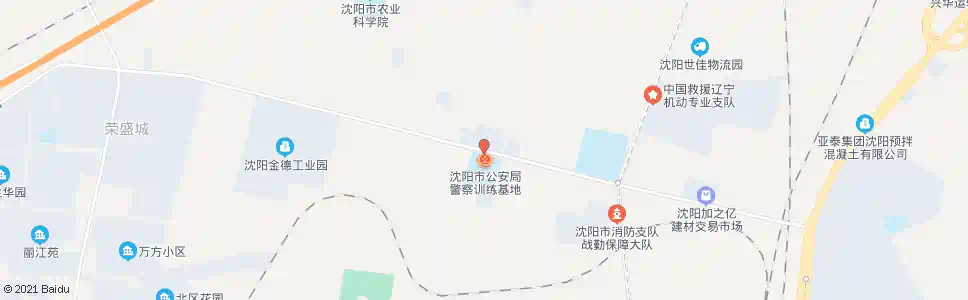 沈阳沈阳警察特训支队_公交站地图_沈阳公交_妙搜公交查询2025