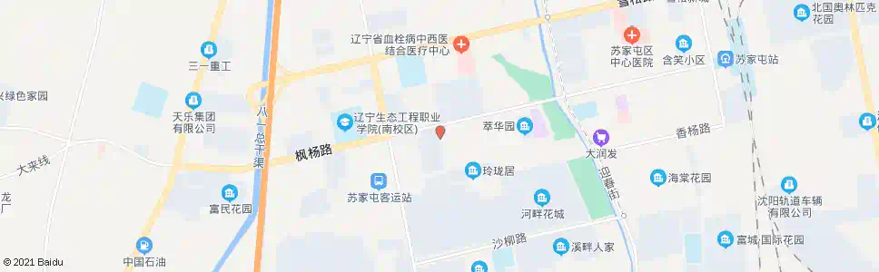 沈阳一克拉商场_公交站地图_沈阳公交_妙搜公交查询2025