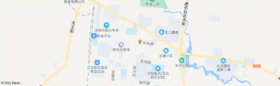 沈阳新城子电影城_公交站地图_沈阳公交_妙搜公交查询2025