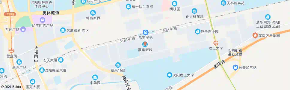 沈阳嘉华新城_公交站地图_沈阳公交_妙搜公交查询2025