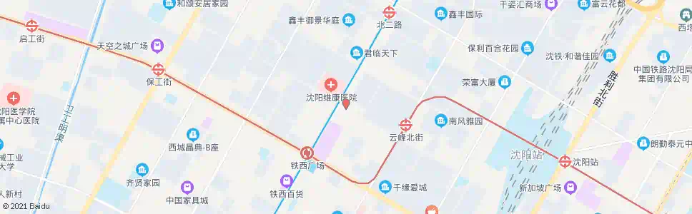沈阳北四路兴华街_公交站地图_沈阳公交_妙搜公交查询2025