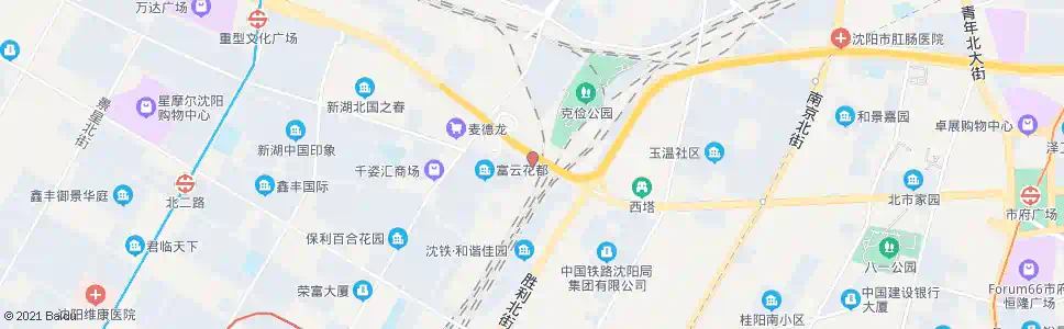 沈阳兴工街虹桥路_公交站地图_沈阳公交_妙搜公交查询2025