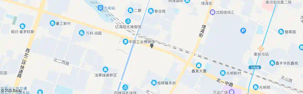 沈阳粮食市场_公交站地图_沈阳公交_妙搜公交查询2025