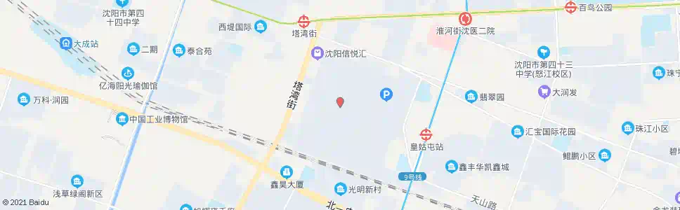 沈阳碧流河街玉山路_公交站地图_沈阳公交_妙搜公交查询2025