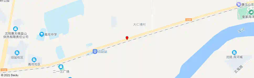沈阳大仁镜村_公交站地图_沈阳公交_妙搜公交查询2025