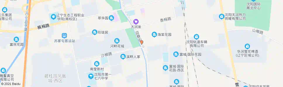沈阳苏家屯沙柳路_公交站地图_沈阳公交_妙搜公交查询2025