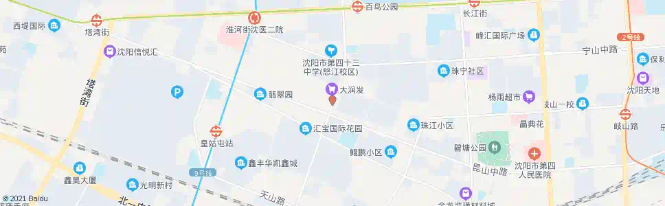 沈阳怒江街岐山路_公交站地图_沈阳公交_妙搜公交查询2025