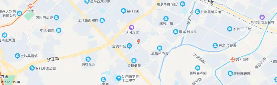 沈阳仙女河北路金龙湖街_公交站地图_沈阳公交_妙搜公交查询2025