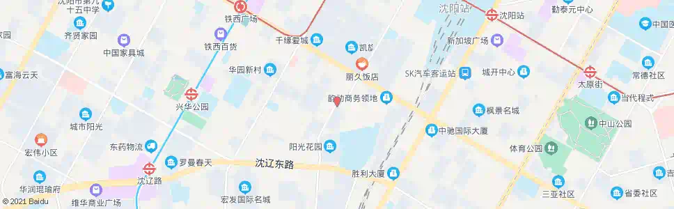 沈阳兴工街南七路_公交站地图_沈阳公交_妙搜公交查询2025