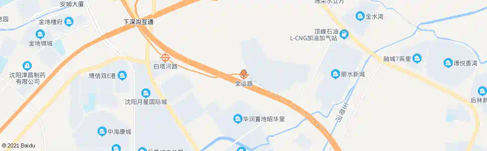 沈阳全运路站_公交站地图_沈阳公交_妙搜公交查询2025