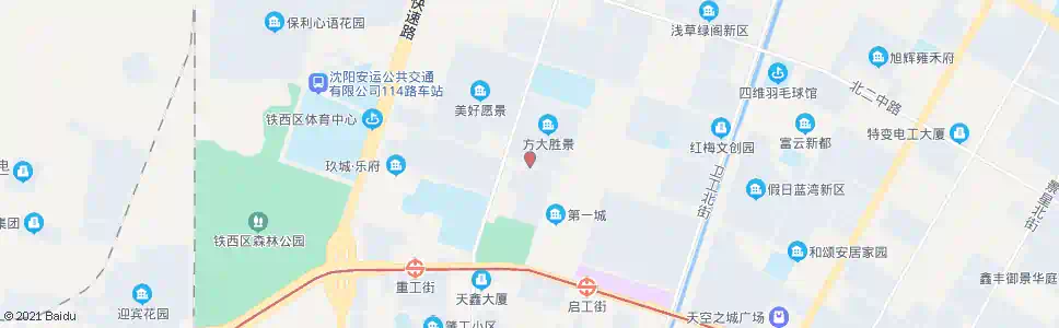 沈阳北四路肇工街_公交站地图_沈阳公交_妙搜公交查询2025