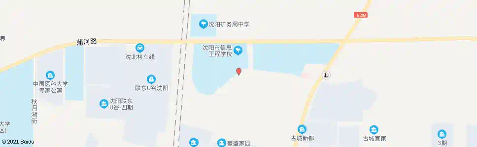 沈阳市信息工程学校南门_公交站地图_沈阳公交_妙搜公交查询2025