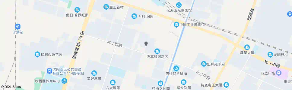沈阳北二路北启工街_公交站地图_沈阳公交_妙搜公交查询2025
