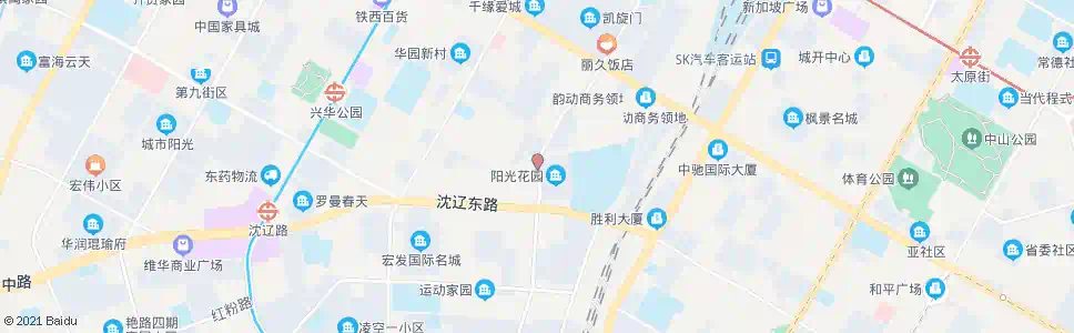 沈阳兴工街沈辽路_公交站地图_沈阳公交_妙搜公交查询2025