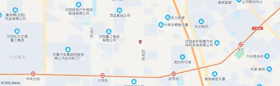 沈阳七号路四号街_公交站地图_沈阳公交_妙搜公交查询2025