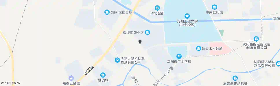 沈阳香堤南苑西门_公交站地图_沈阳公交_妙搜公交查询2025