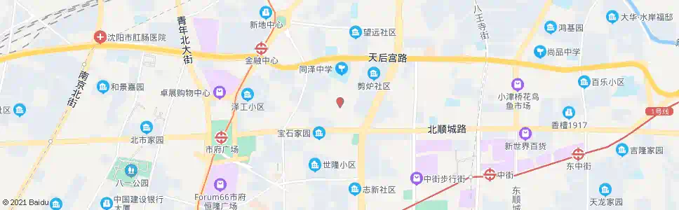沈阳令闻街教场路_公交站地图_沈阳公交_妙搜公交查询2025