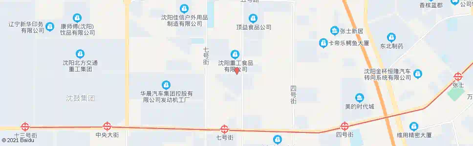 沈阳七号路六号街_公交站地图_沈阳公交_妙搜公交查询2025
