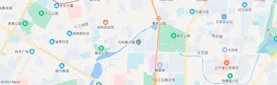 沈阳万科春河里_公交站地图_沈阳公交_妙搜公交查询2025