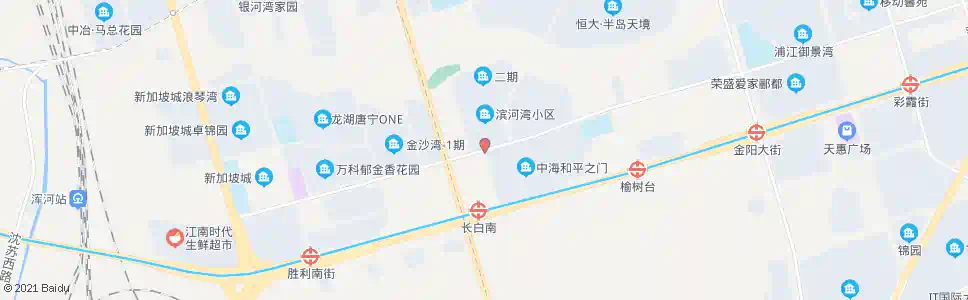 沈阳长白南路南京街_公交站地图_沈阳公交_妙搜公交查询2025