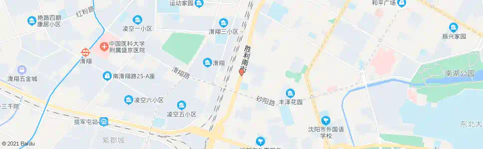 沈阳胜利大街砂川街_公交站地图_沈阳公交_妙搜公交查询2025