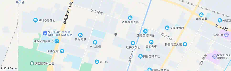 沈阳北三路北启工街_公交站地图_沈阳公交_妙搜公交查询2025