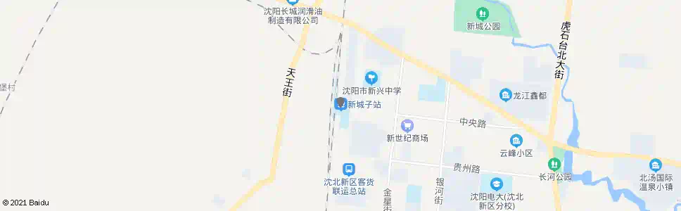 沈阳新城子_公交站地图_沈阳公交_妙搜公交查询2025