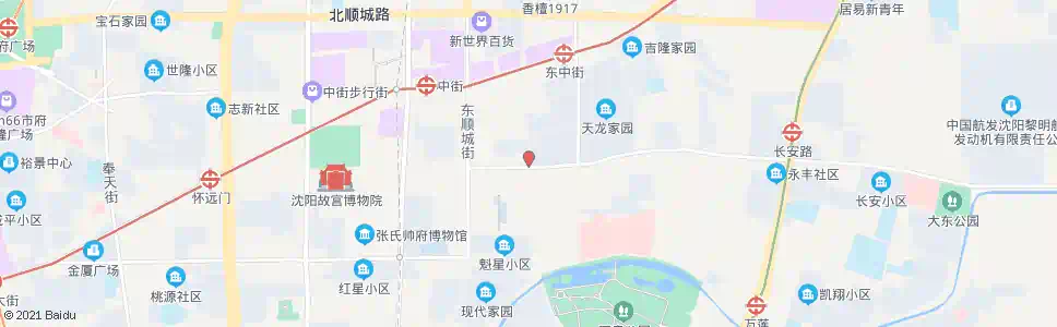 沈阳大什字街大东路_公交站地图_沈阳公交_妙搜公交查询2025