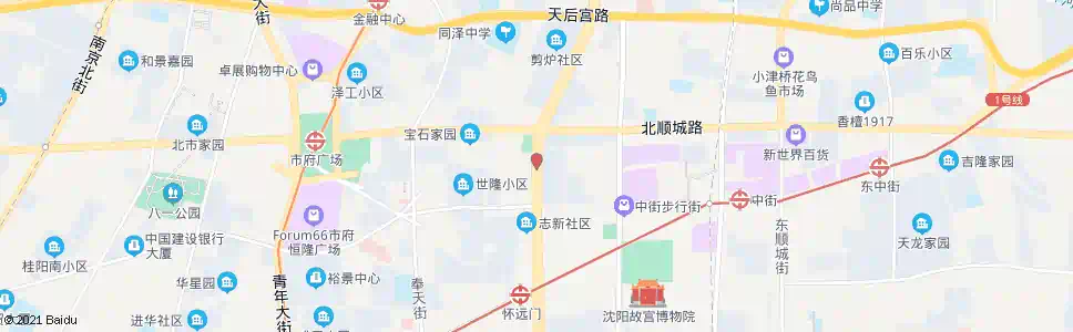 沈阳太清宫_公交站地图_沈阳公交_妙搜公交查询2025