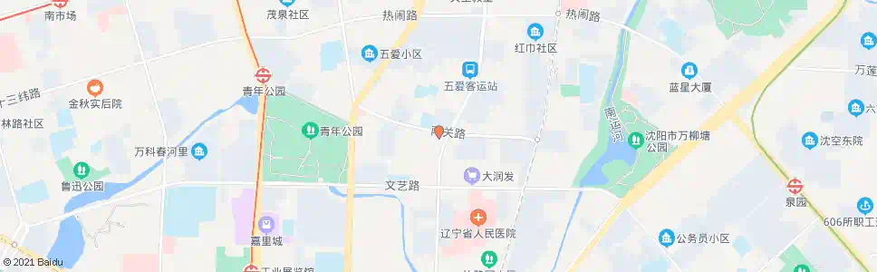 沈阳省邮电仓库_公交站地图_沈阳公交_妙搜公交查询2025