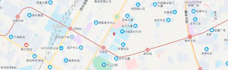 沈阳北二马路天津街_公交站地图_沈阳公交_妙搜公交查询2025