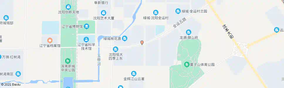 沈阳全运五路桃仙街_公交站地图_沈阳公交_妙搜公交查询2025