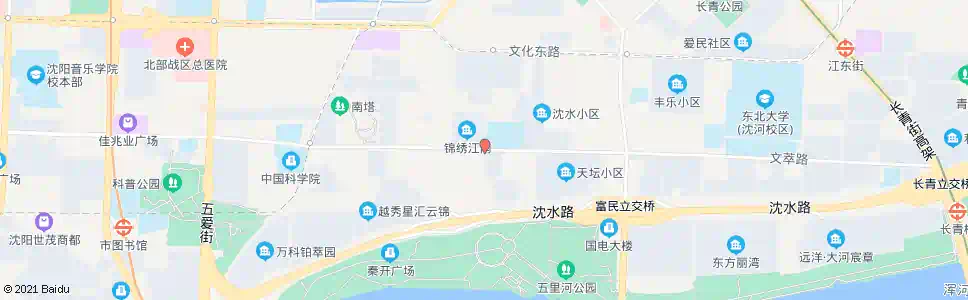 沈阳南塔日杂_公交站地图_沈阳公交_妙搜公交查询2025