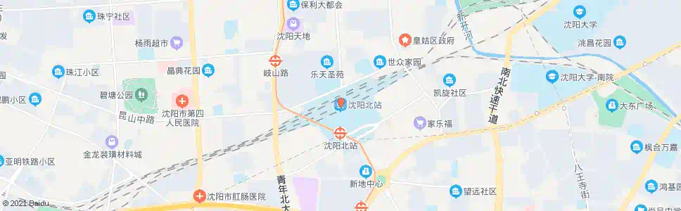沈阳三家子(沈北)_公交站地图_沈阳公交_妙搜公交查询2025