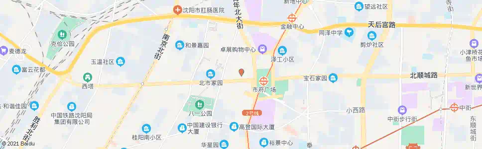 沈阳文萃路彩电中心_公交站地图_沈阳公交_妙搜公交查询2025