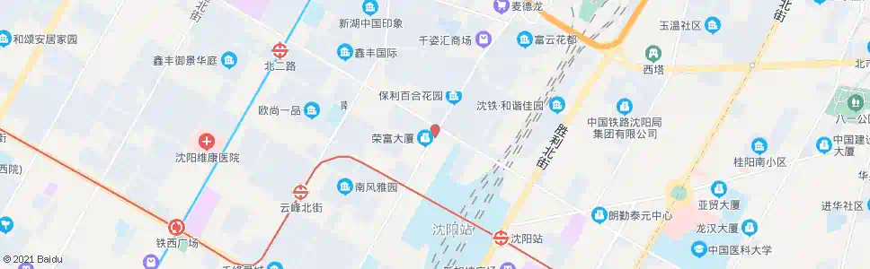 沈阳兴工街北二路(南)_公交站地图_沈阳公交_妙搜公交查询2025