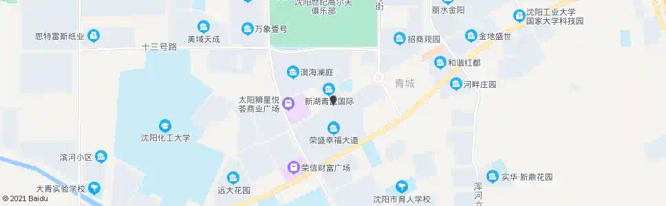 沈阳新湖青蓝国际_公交站地图_沈阳公交_妙搜公交查询2025