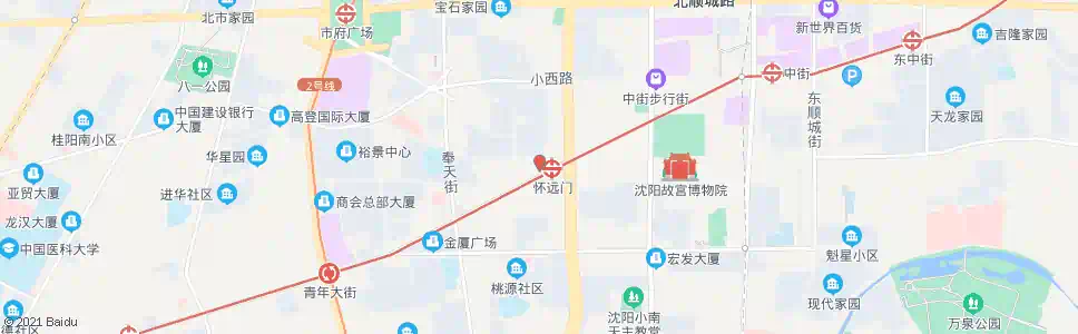 沈阳大市场_公交站地图_沈阳公交_妙搜公交查询2025