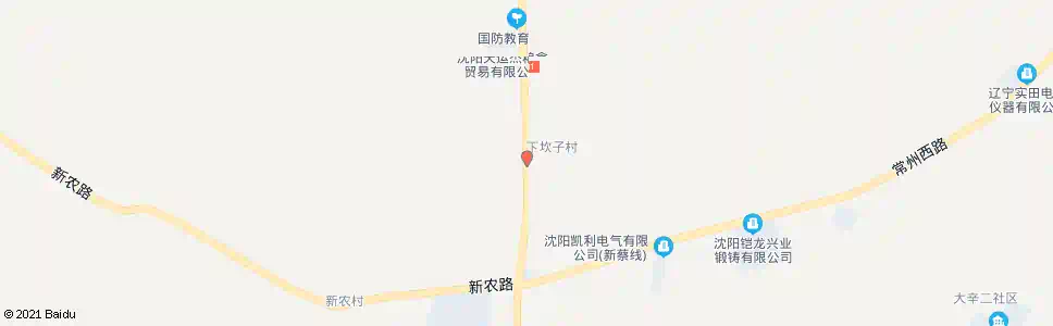 沈阳下坎子_公交站地图_沈阳公交_妙搜公交查询2025