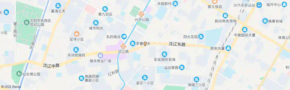 沈阳云峰街沈辽路_公交站地图_沈阳公交_妙搜公交查询2025