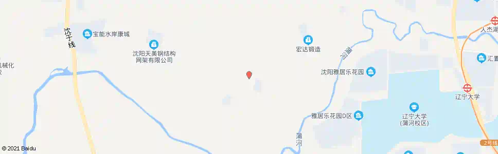 沈阳上蒲河_公交站地图_沈阳公交_妙搜公交查询2025