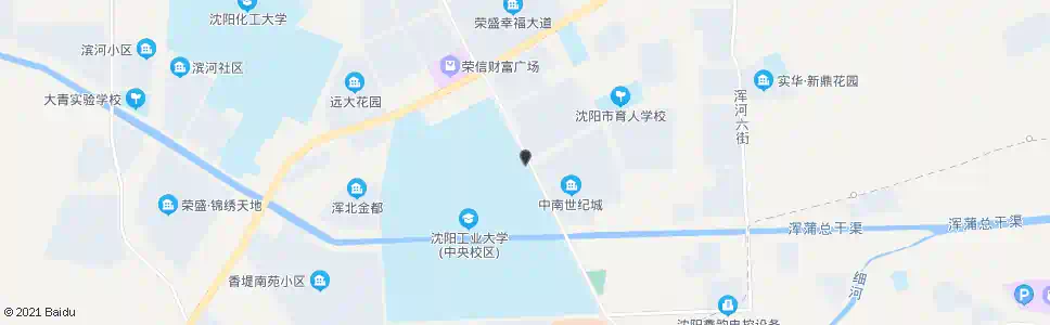 沈阳工业大学中央校区东门_公交站地图_沈阳公交_妙搜公交查询2025